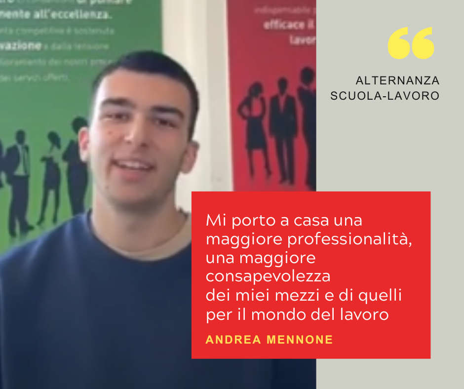 Alternanza scuola lavoro – Andrea Mennone